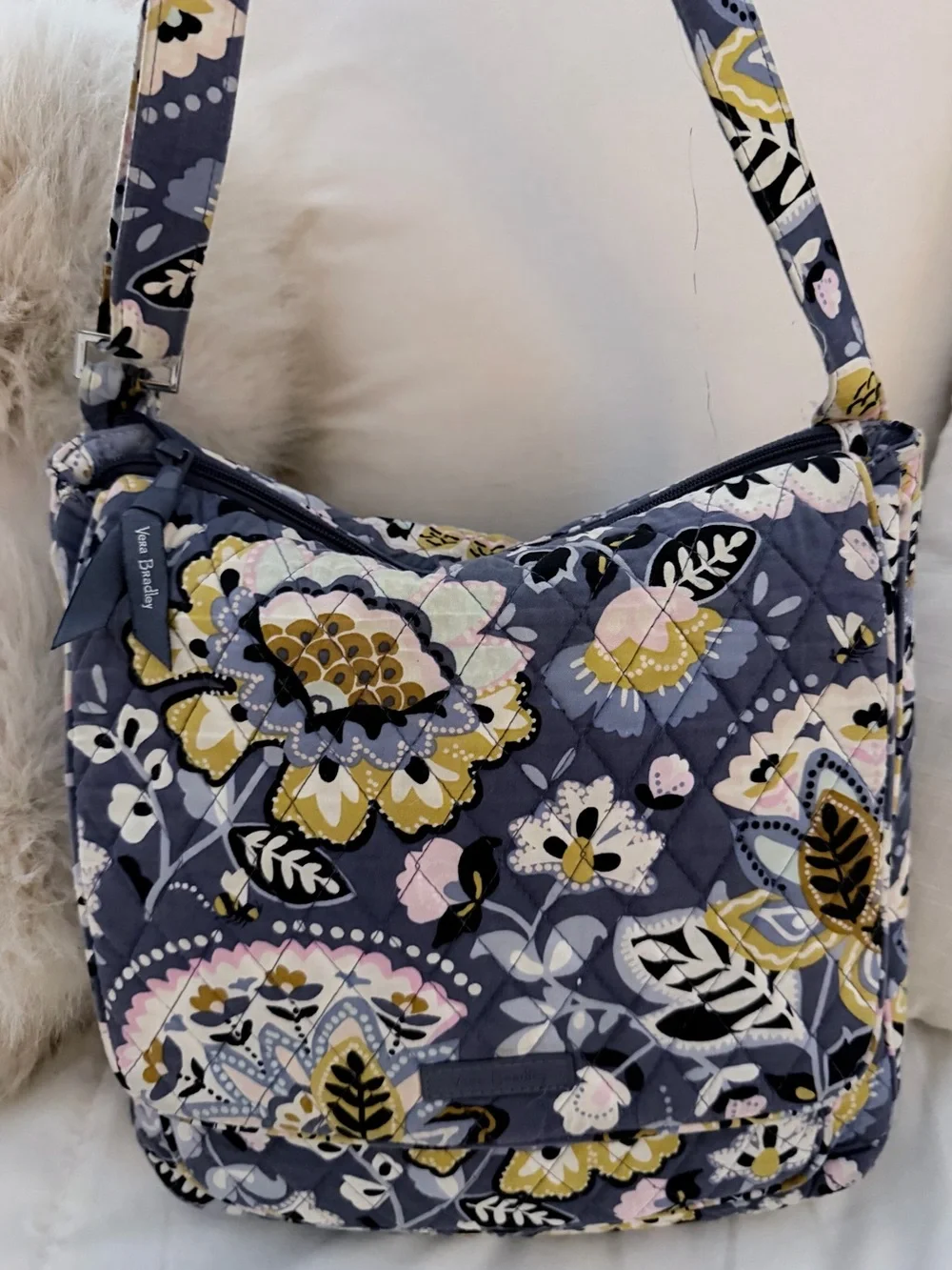 Vera Bradley Crossbody Mailbag Shoulder Bag Purse Charmont Meadow Floral